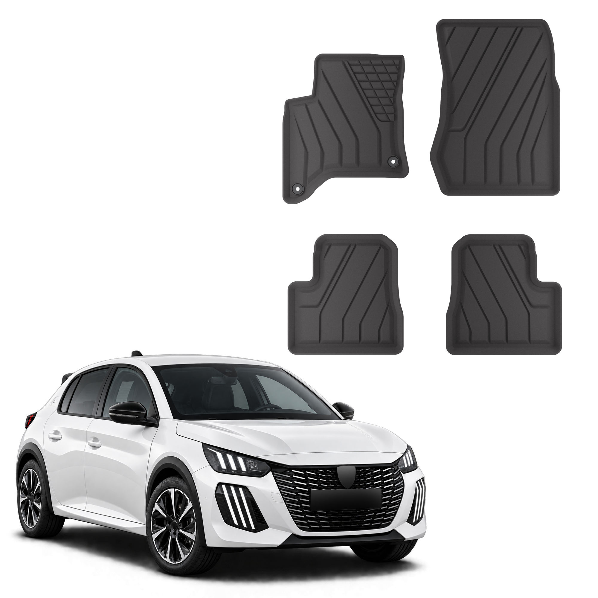 Eko preproge za Peugeot 208 Hybrid 2024-nad 4kosi