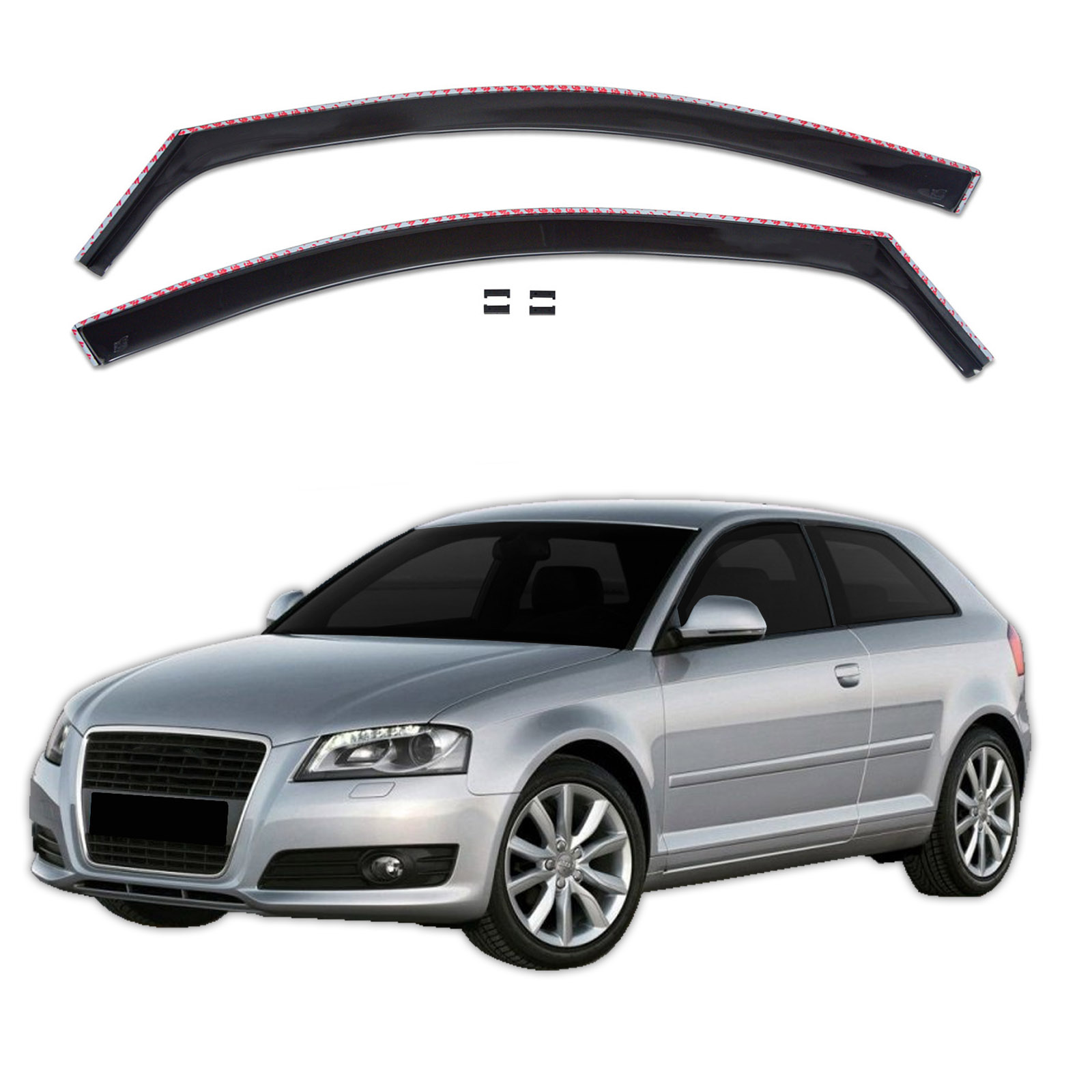 GP Okenski deflektorji za Audi A3 3 vrata 2003-2012 2 kosa