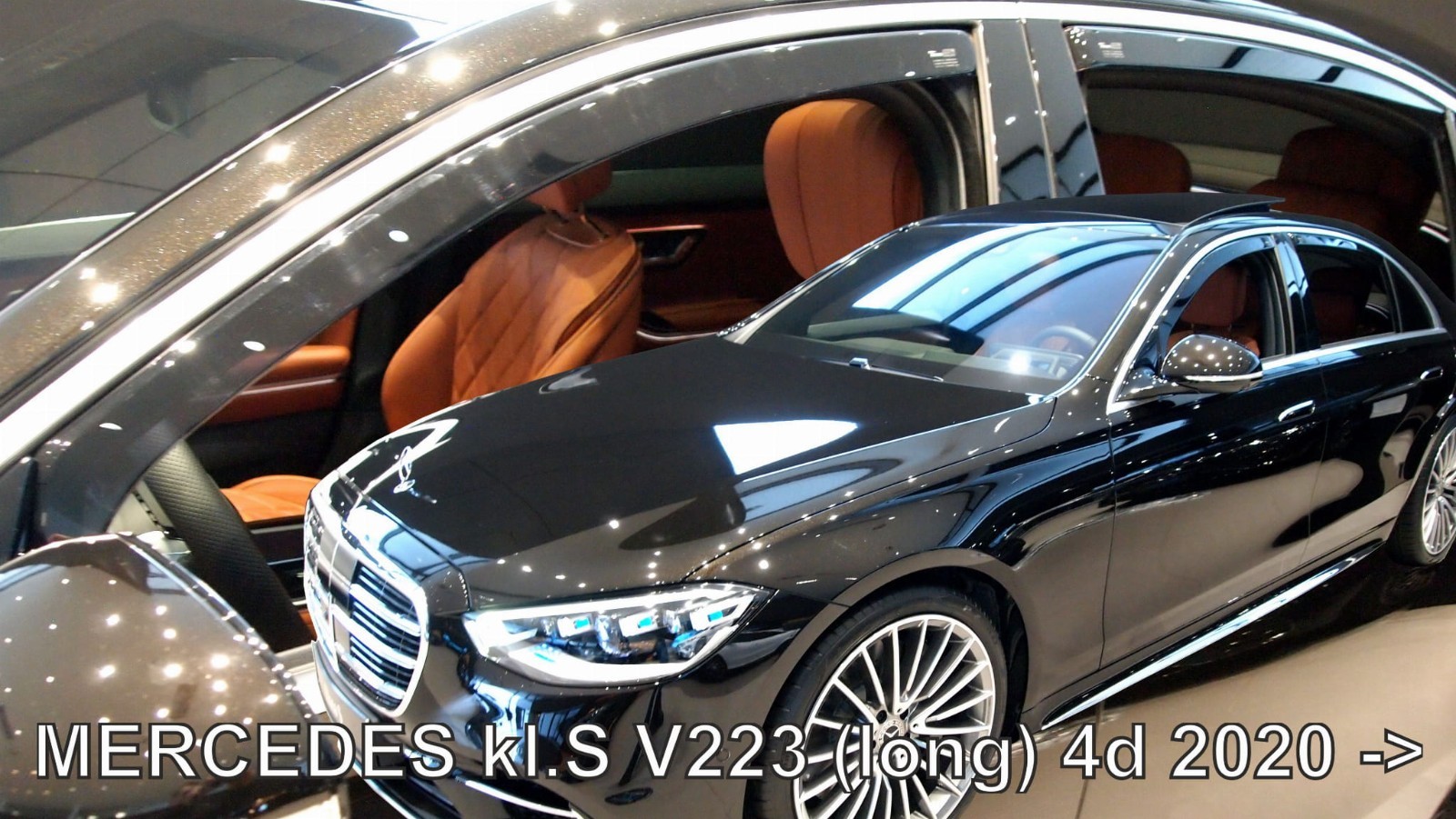 Okenski deflektorji za Mercedes S-Klasse V223 2020-Nad 4 kosa