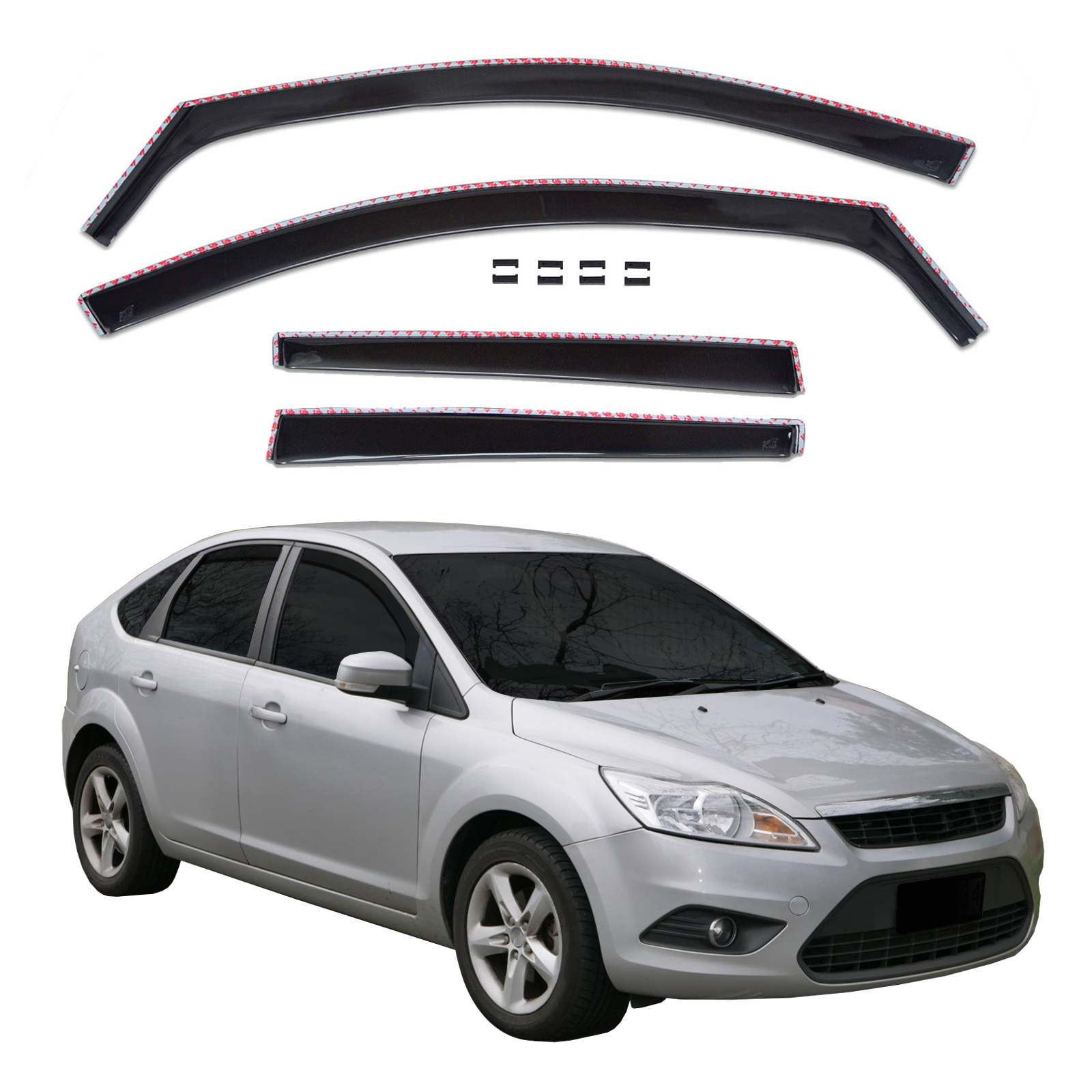GP Okenski deflektorji za Ford Focus 4 vrata /5 vrata 2005-2010 4 kosa