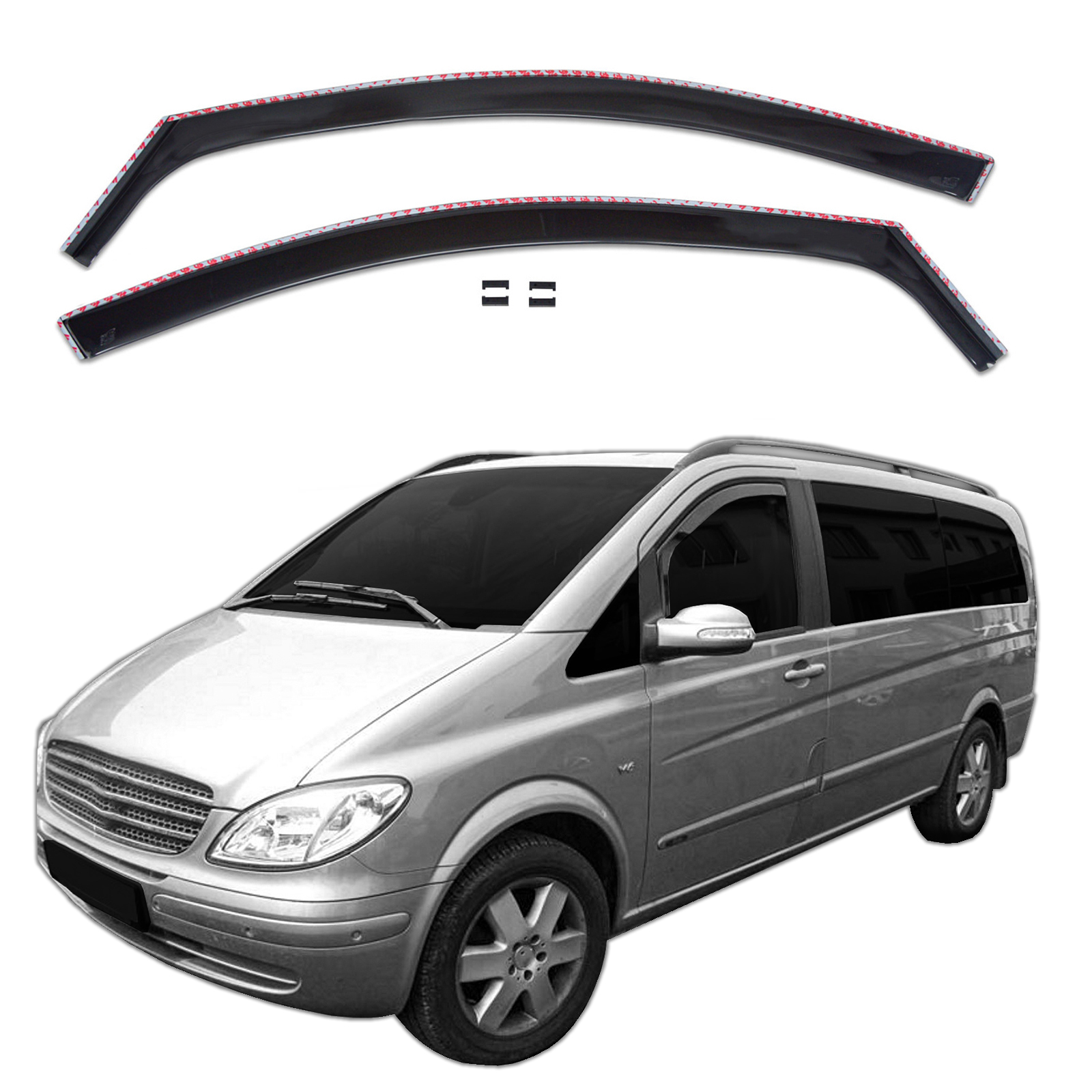 GP Okenski deflektorji za Mercedes Vito 2003-2014 2 kosa