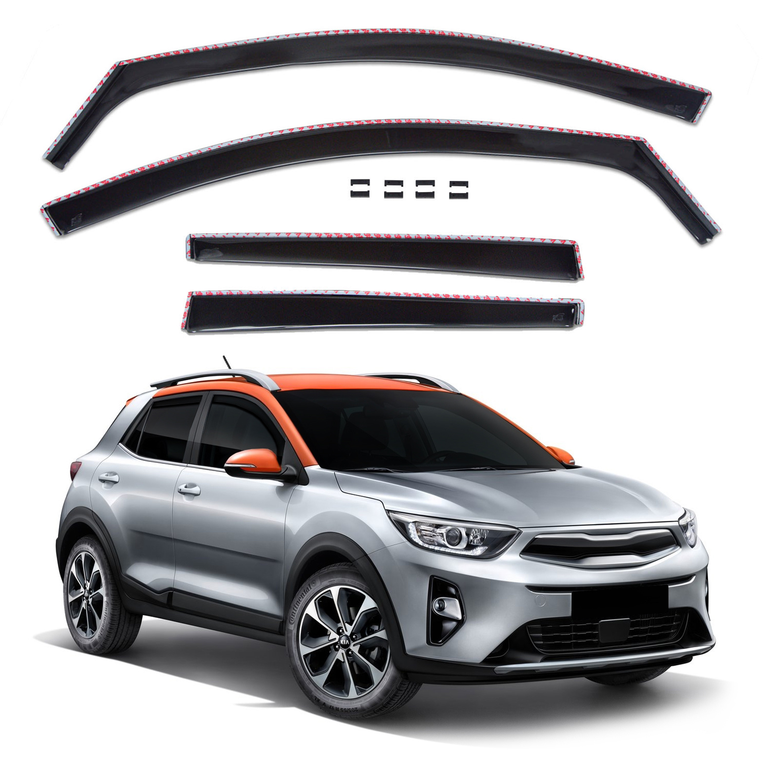 GP Okenski deflektorji za Ford Ecosport 2013-nad 4 kosa