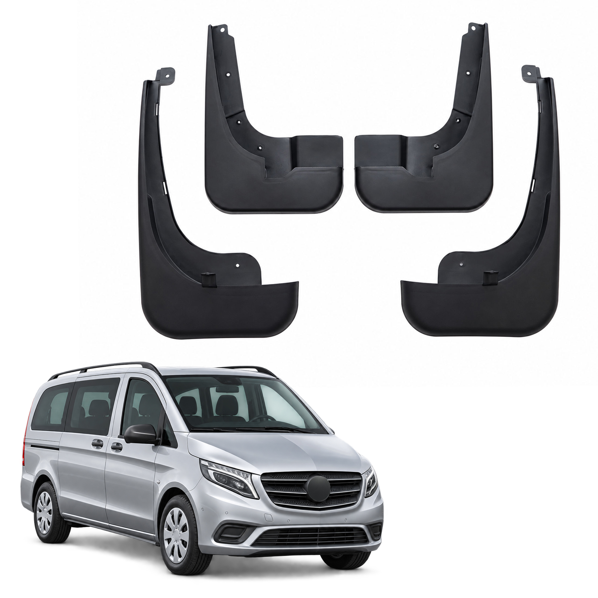 Predpasniki, lovilci umazanije za Mercedes Vito 2024-Nad 4 kosa