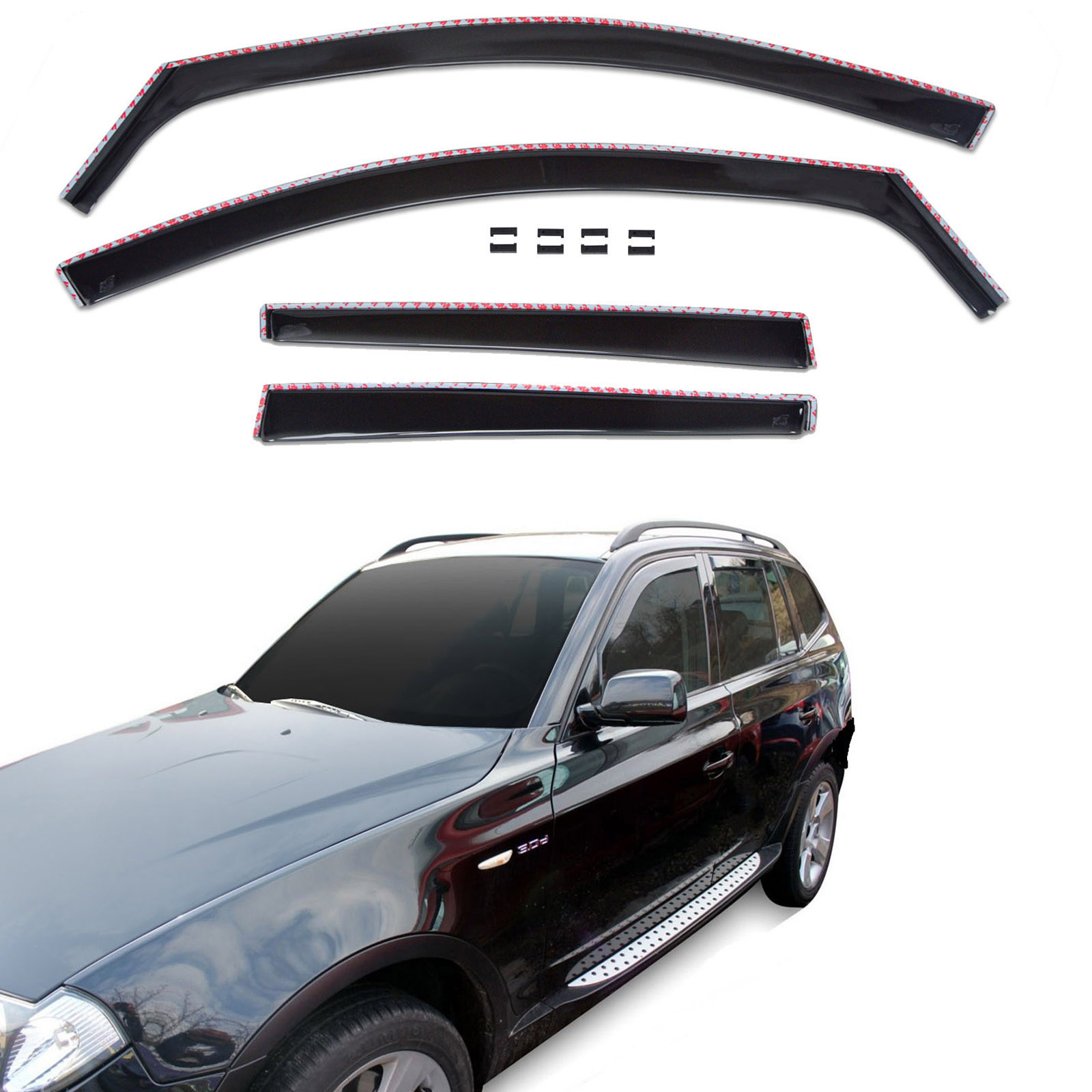 GP Okenski deflektorji za BMW X3 2003-2010 4 kos