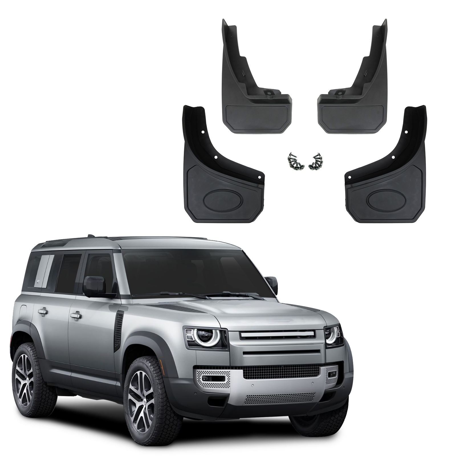 Predpasniki, lovilci umazanije za Land Rover Defender 2020-Nad 4 kosa