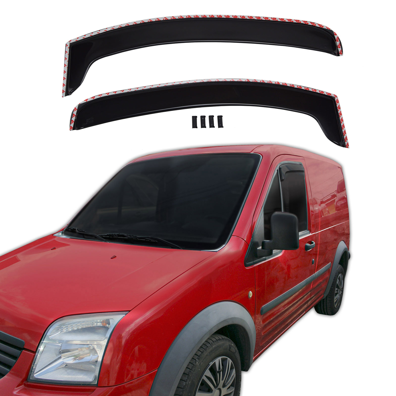 GP Okenski deflektorji za Ford Transit Conect 2 vrata 2004-2013 2 kosa