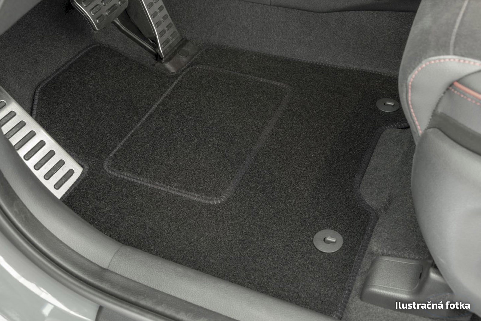 Velur preproge za avto za Seat Ibiza 2002-2008, 4 kosa