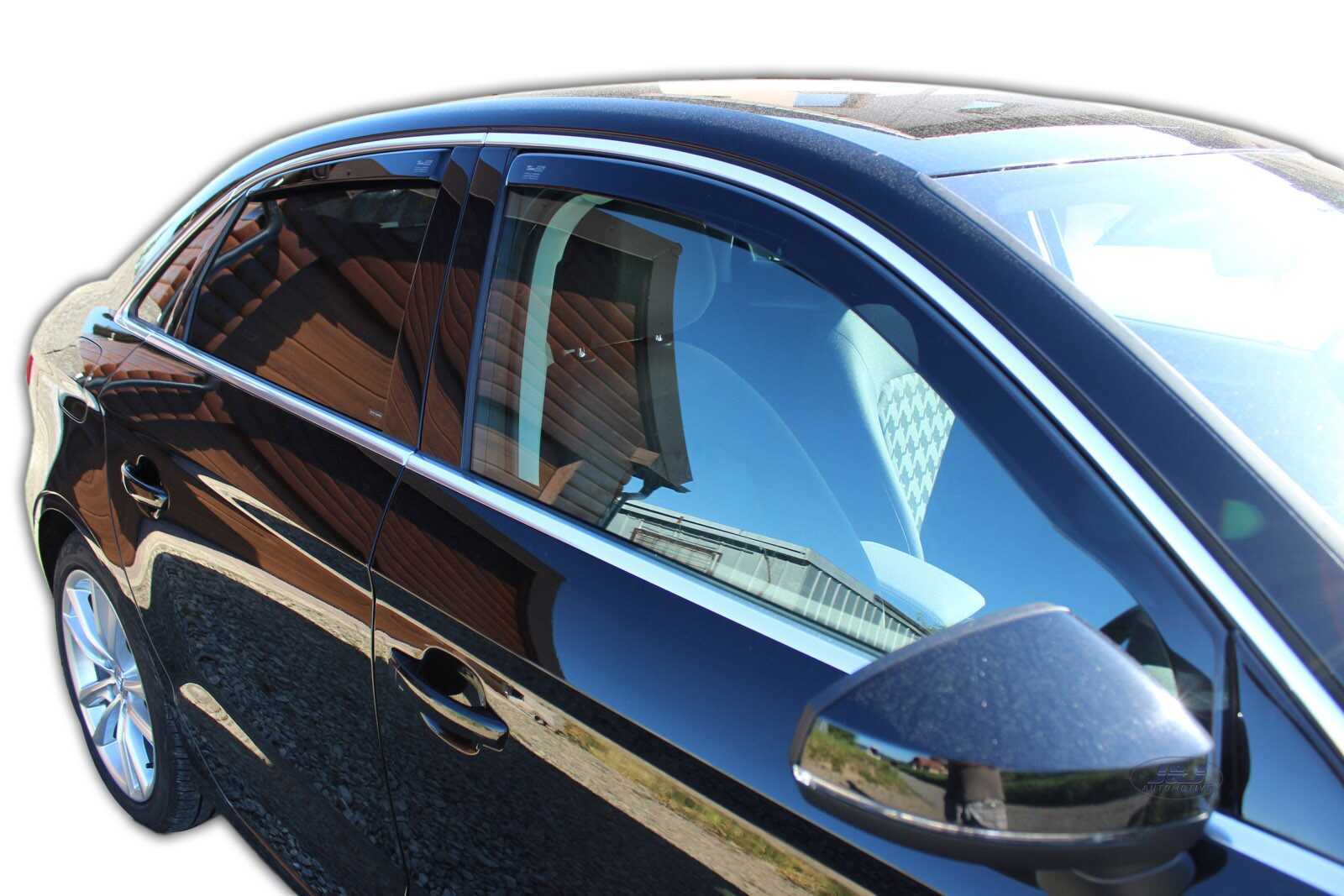 Okenski deflektorji za Audi A3 V8 2012-2020 4 vrata Limuzina 2 kosa Heko