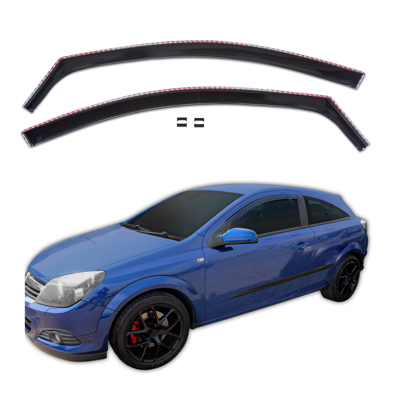 GP Okenski deflektorji za Opel Astra H 3 vrata 2004-2012 2 kosa