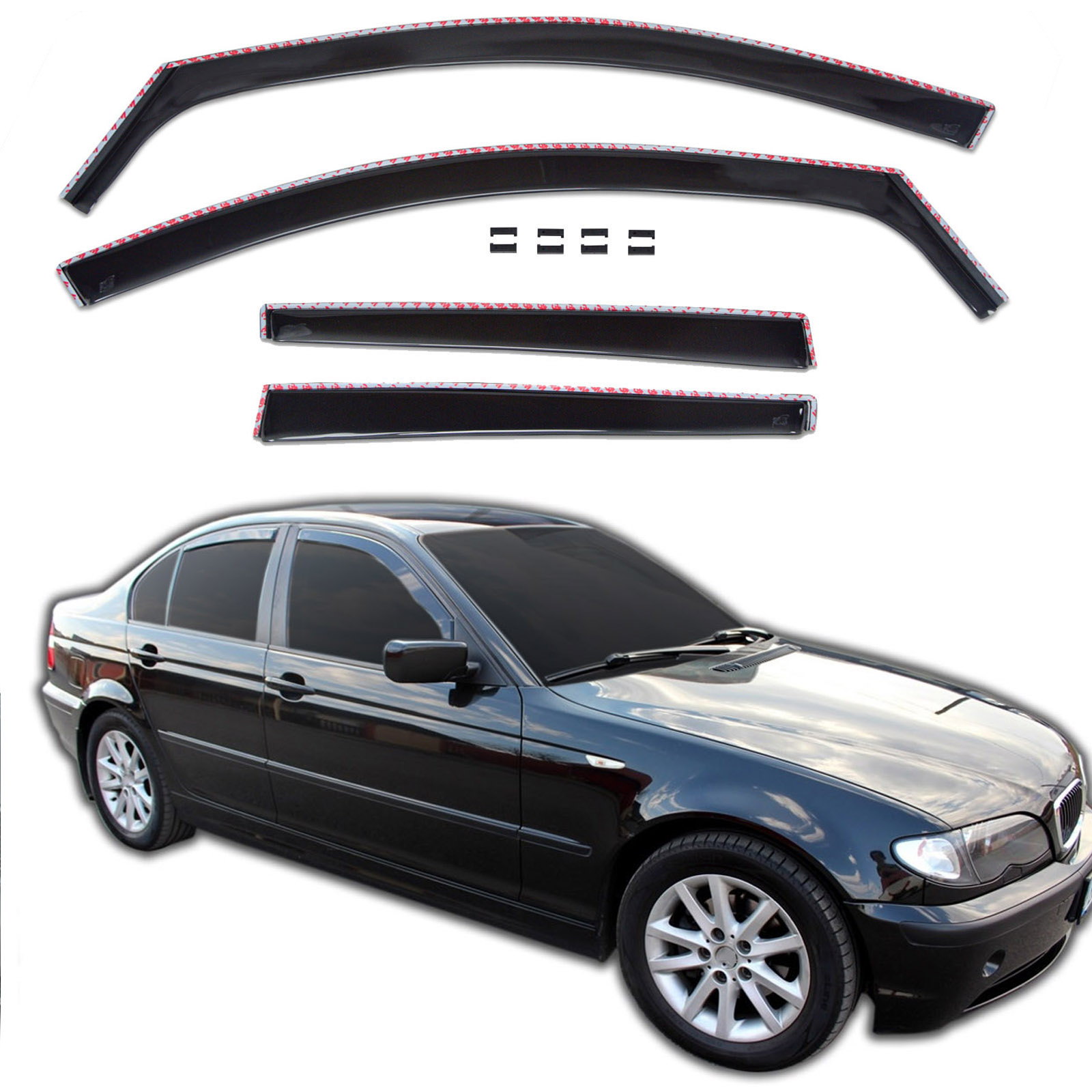 GP Okenski deflektorji za BMW 3 serie 1998-2005 4 kos