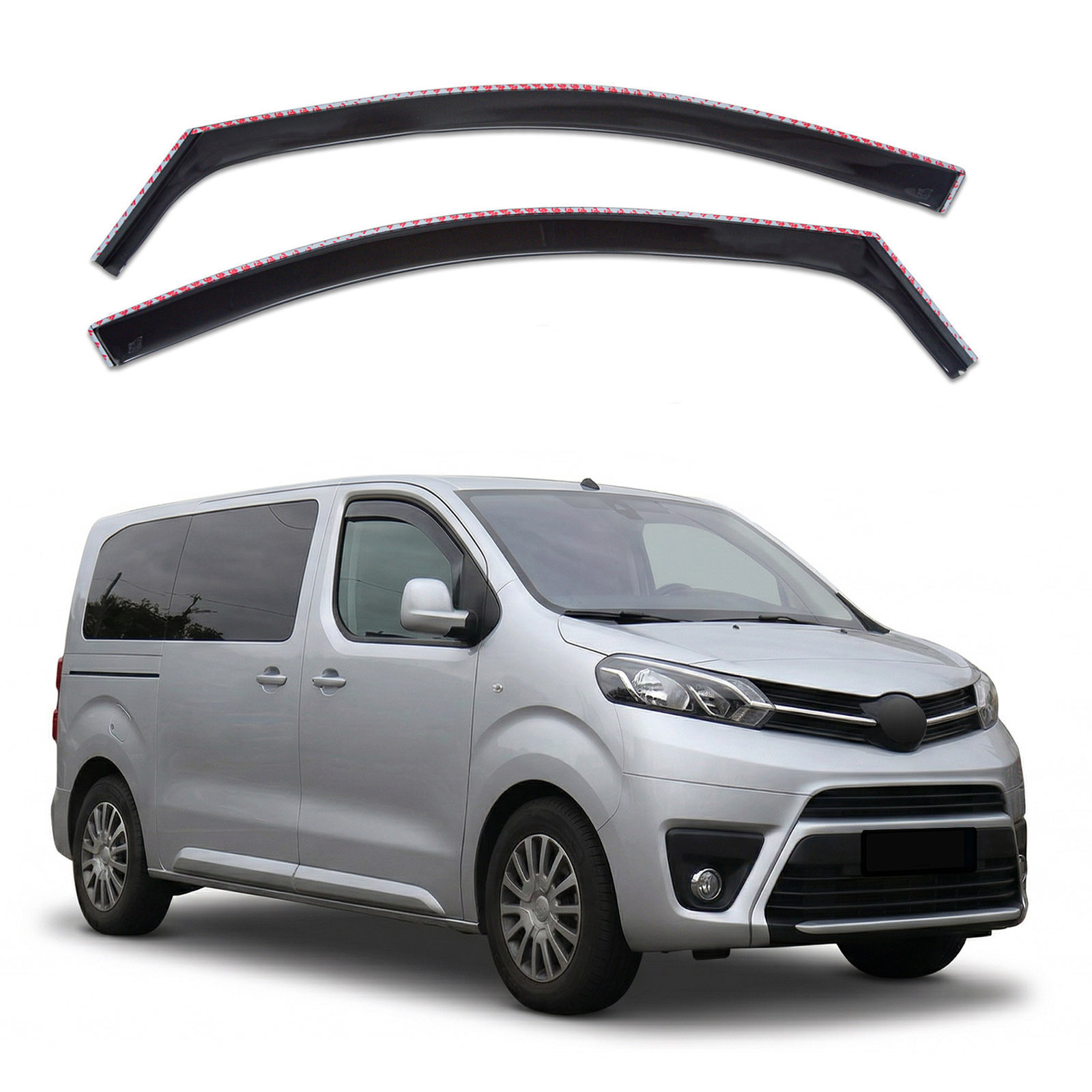 GP Okenski deflektorji za Toyota ProAce 2016-Nad 2 kosa