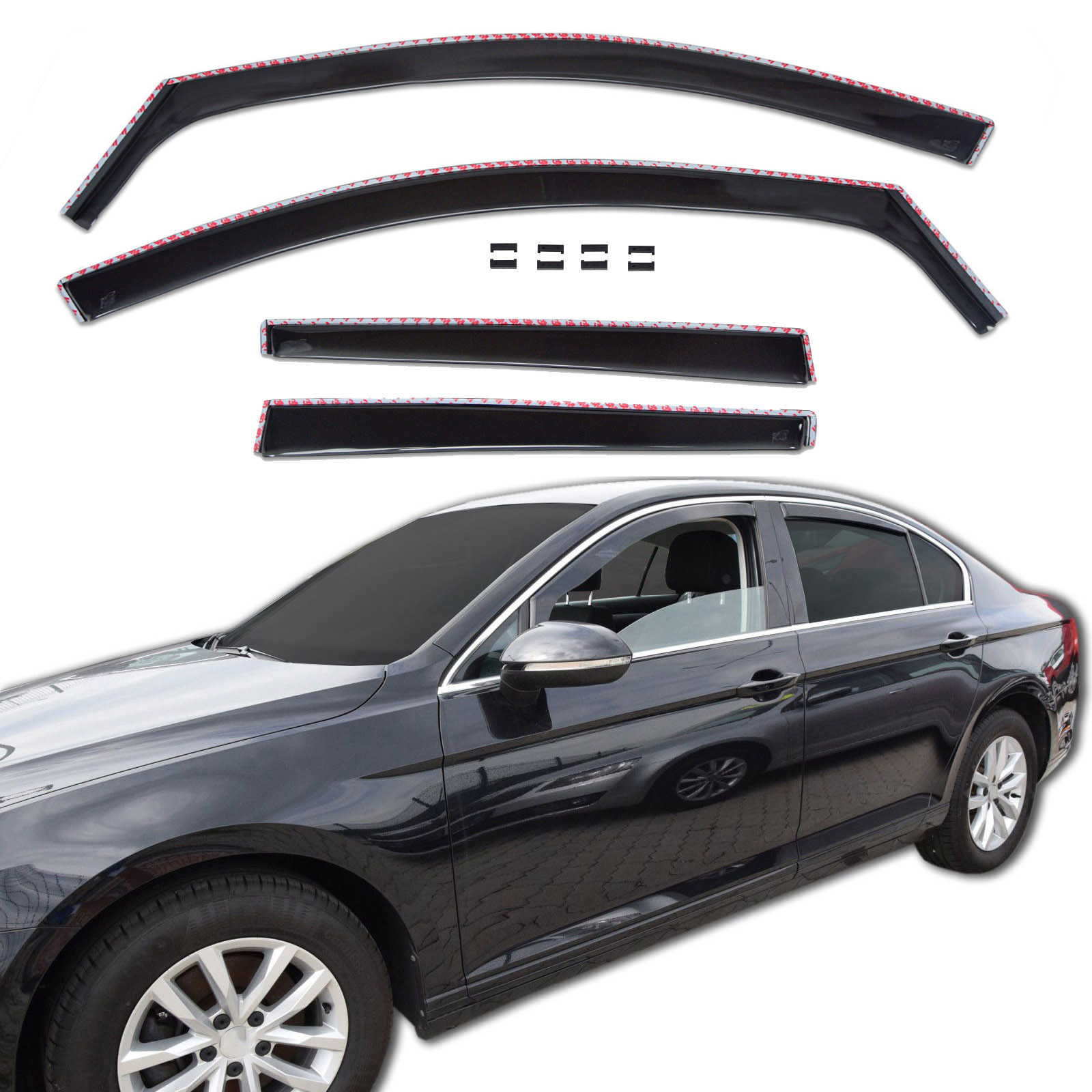 GP Okenski deflektorji za VW Passat B8 2014-2021 4-Vrata Sedan 4 kosa