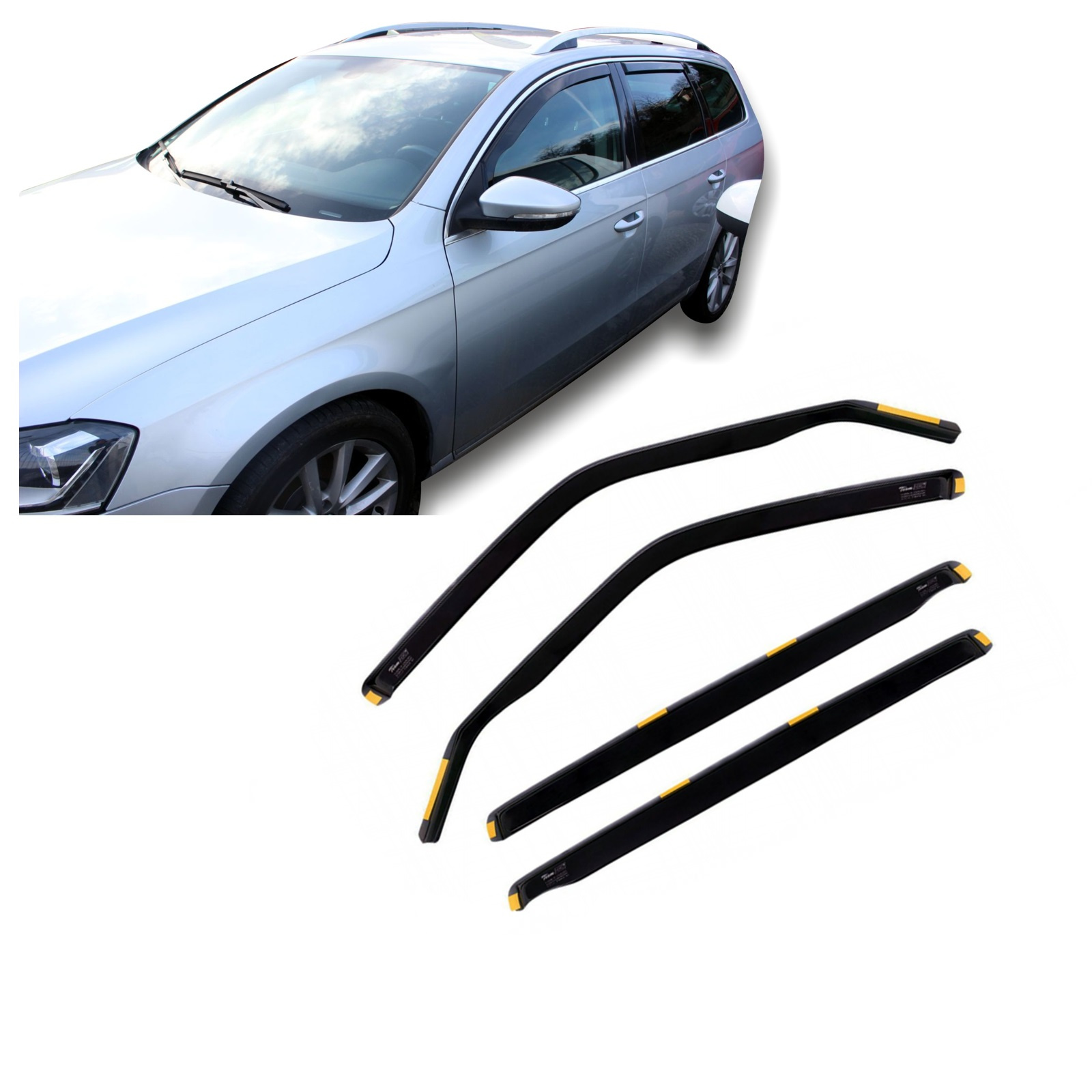 Okenski deflektorji za VW Passat B6 B7 2005-2015 Kombi 5 vrata 4 kosa