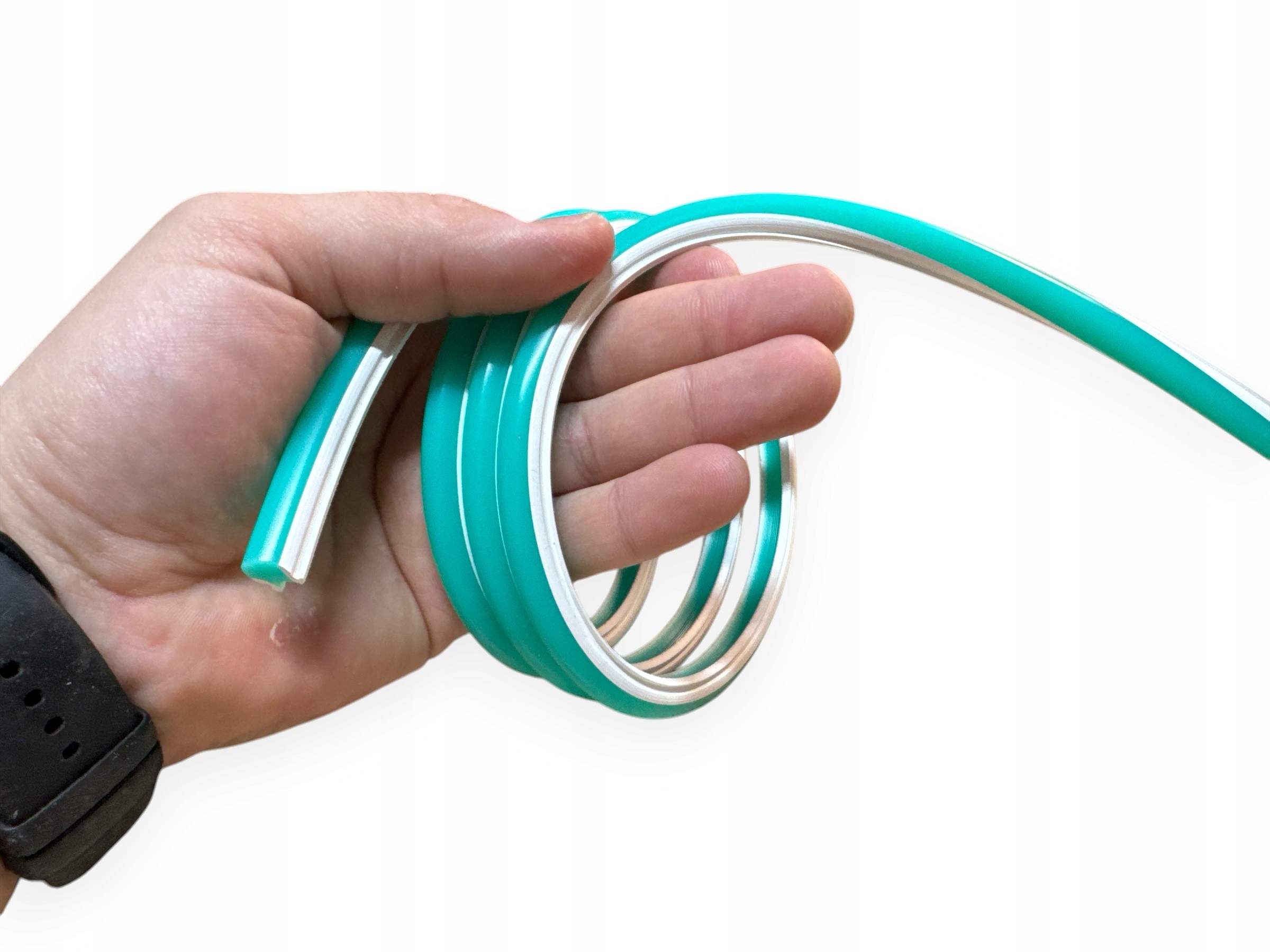 Neon Frez 8mm ZIELONY MIĘTOWY Osłona do Napisów Neon LED Silikon 10x9mm