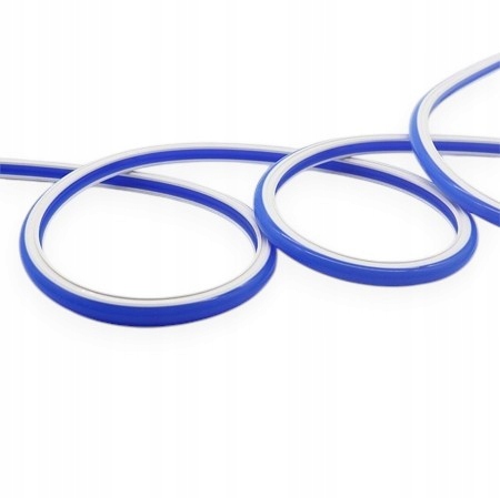 Neon Frez 8mm NIEBIESKI Osłona Osłonka do Napisów Neon LED Silikon 10x9mm