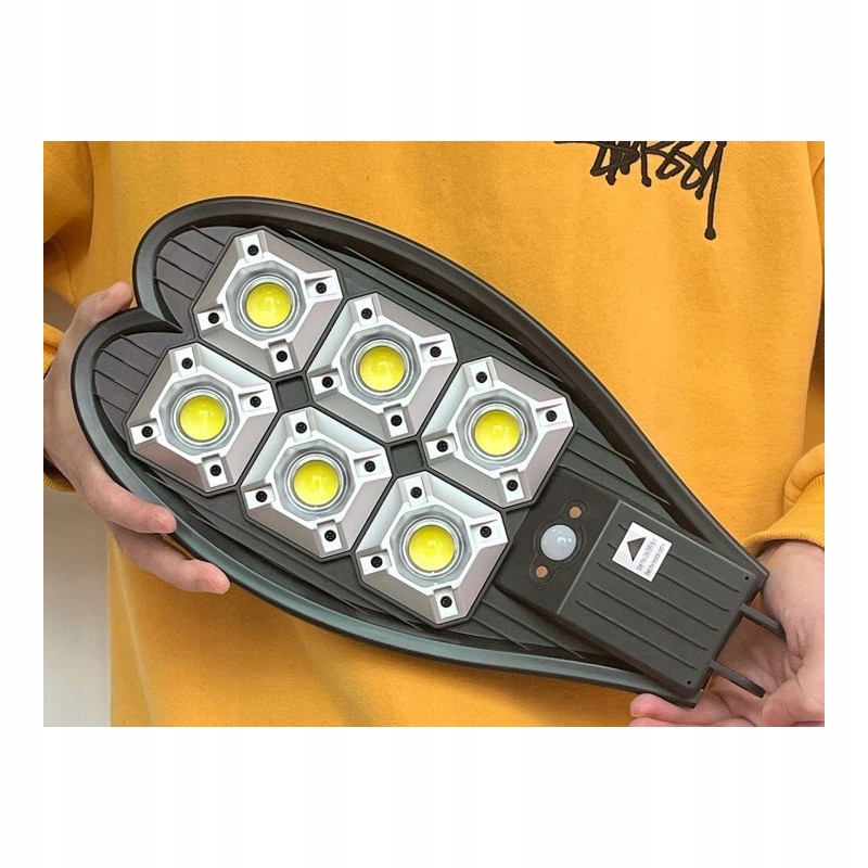 Lampa Solarna LED Czujnik Ruchu Zmierzchu Pilot do Ogrodu LED COB