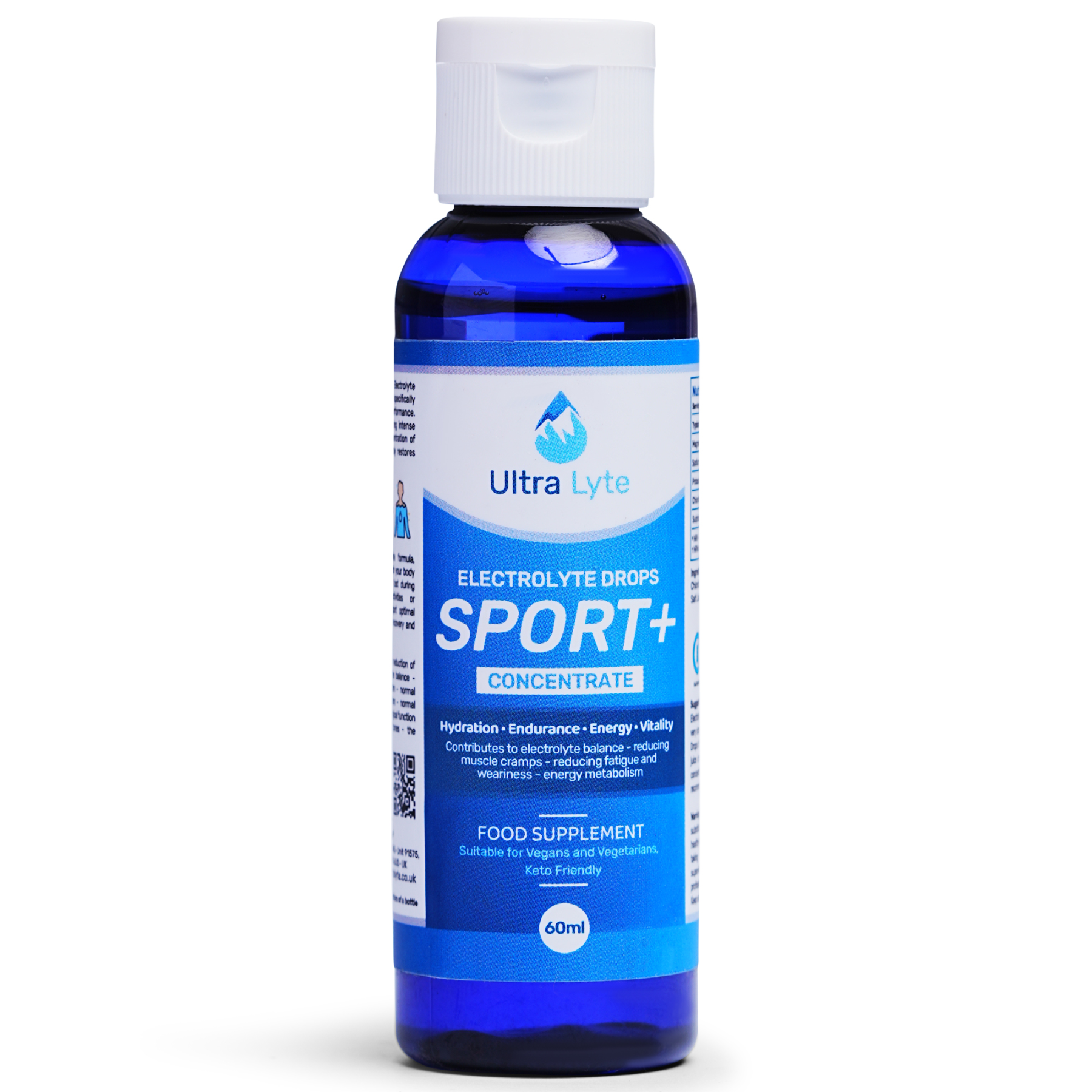 Ultra Lyte Electrolyte Drops Sport+ 60ml Sugar-Free Hydration & Endurance