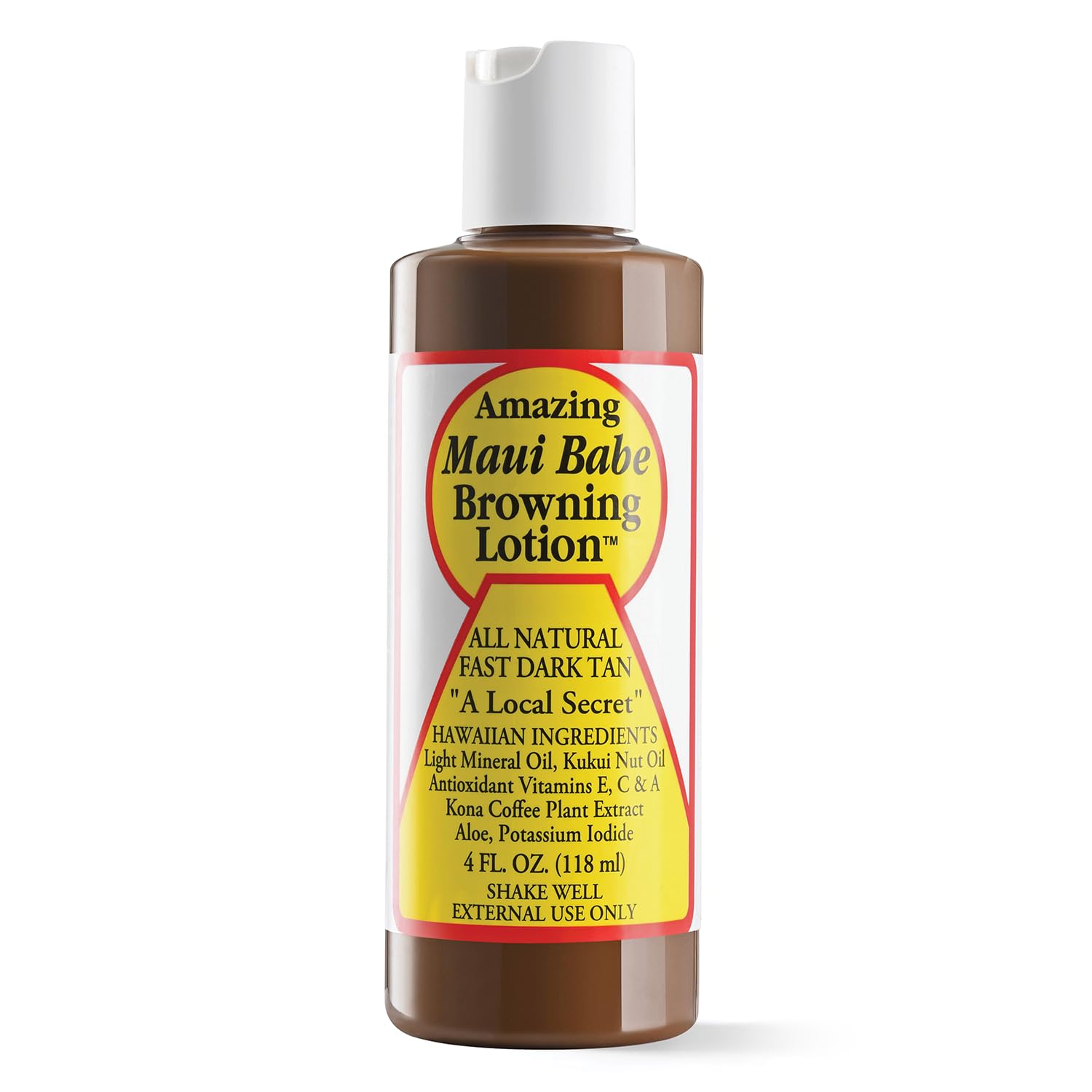 Maui Babe Browning Lotion - All Natural Fast Dark Tan 118ml
