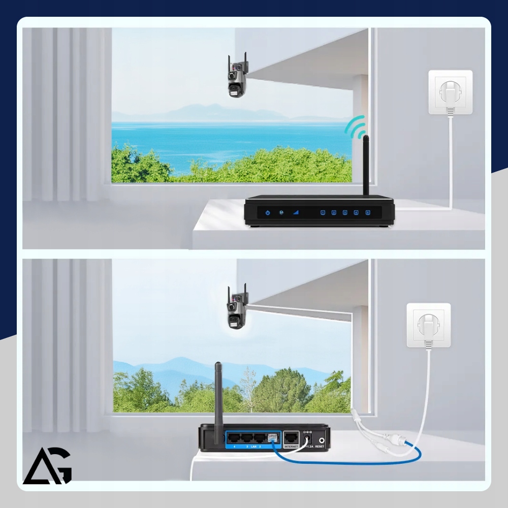 KAMERA ZEWNĘTRZNA WIFI OBROTOWA IP ARSA GO