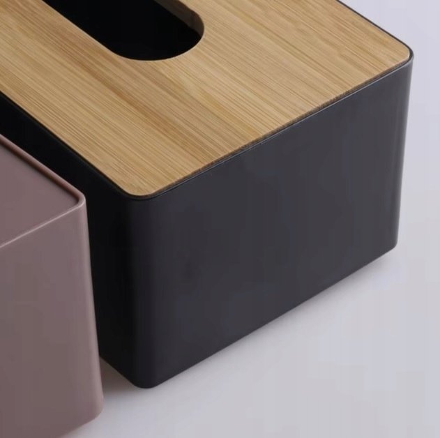 POJEMNIK BAMBUSOWY NA CHUSTECZKI WIELOKROTNEGO UŻYTKU PUDEŁKO CHUSTECZNIK