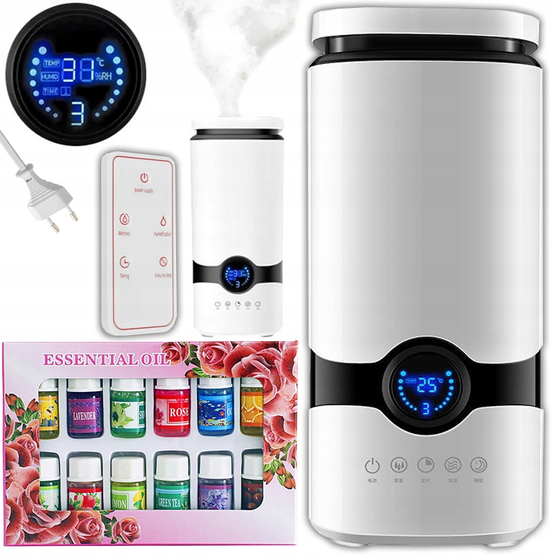 Nawilżacz powietrza ARSA GO DO OLEJKÓW ETERYCZNYCH JONIZATOR TIMER