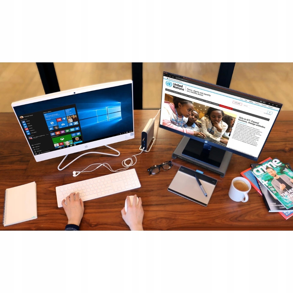 JCPAL HUB Podstawka 11w1 HDMI VGA 2x USB-C 3x USB czytnik microSD SD jack