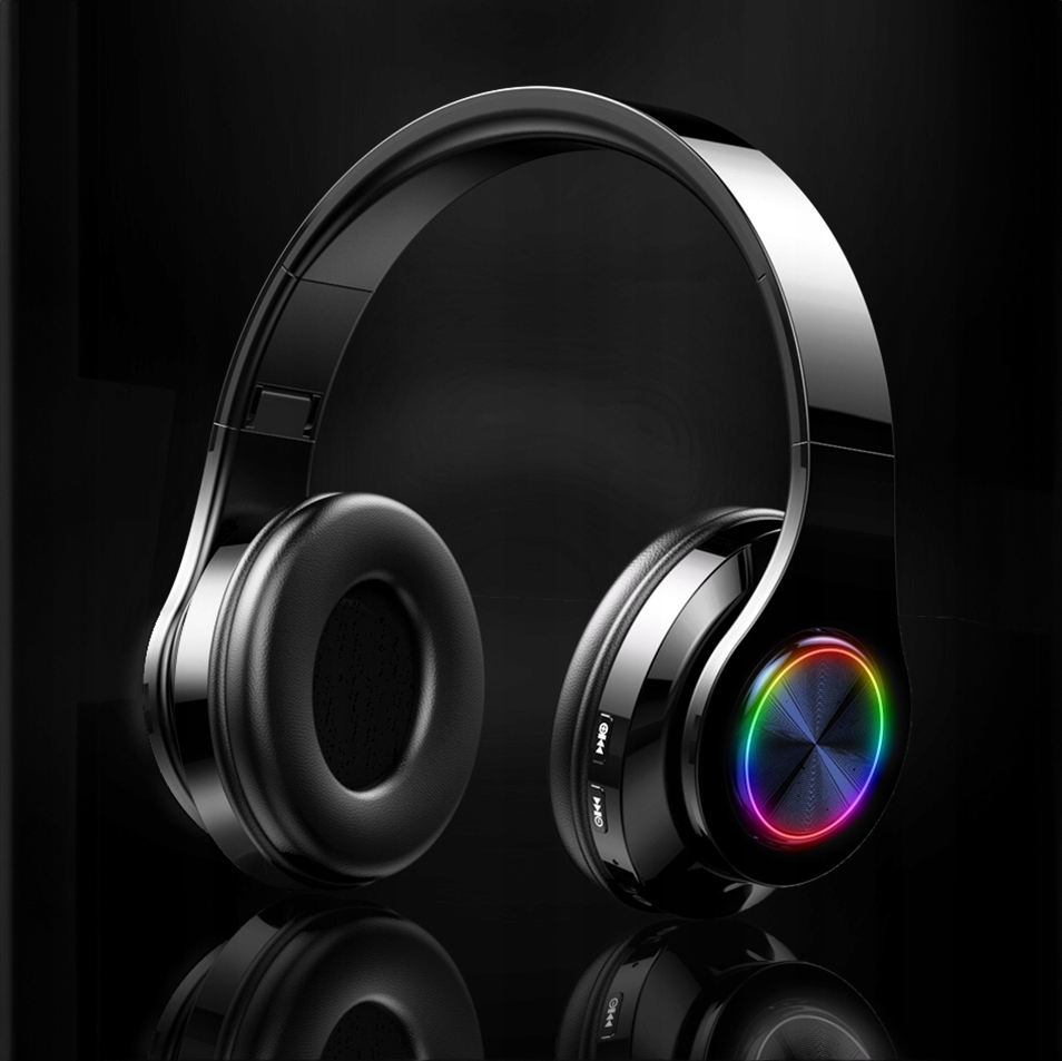 Słuchawki bezprzewodowe nauszne Arsa Go B39 Bluetooth czarne