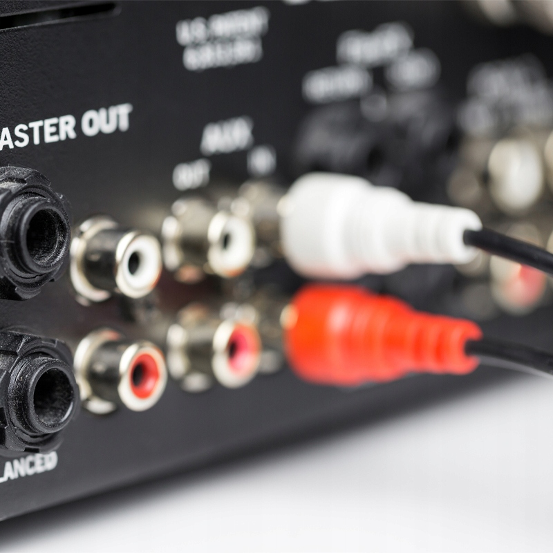 Kabel RETOO 3,5 mm minijack (3,5 mm) - 2x RCA (cinch) 1,5 m