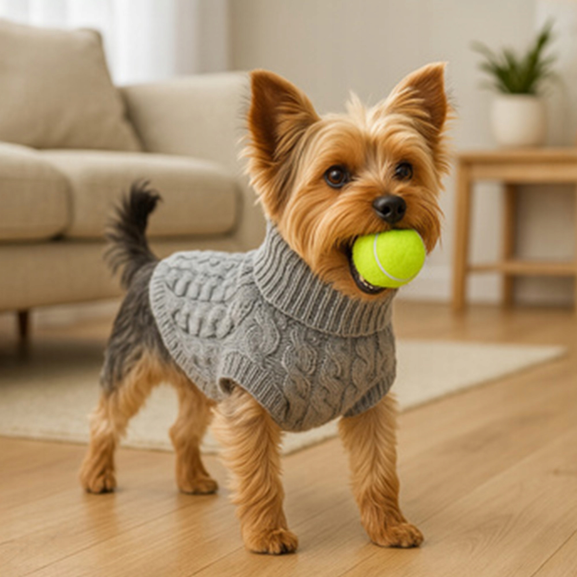 UBRANKO DLA PSA KOTA SWETEREK CIEPŁY ZIMOWY SWETER UBRANIE JESIEŃ ZIMĘ GOLF
