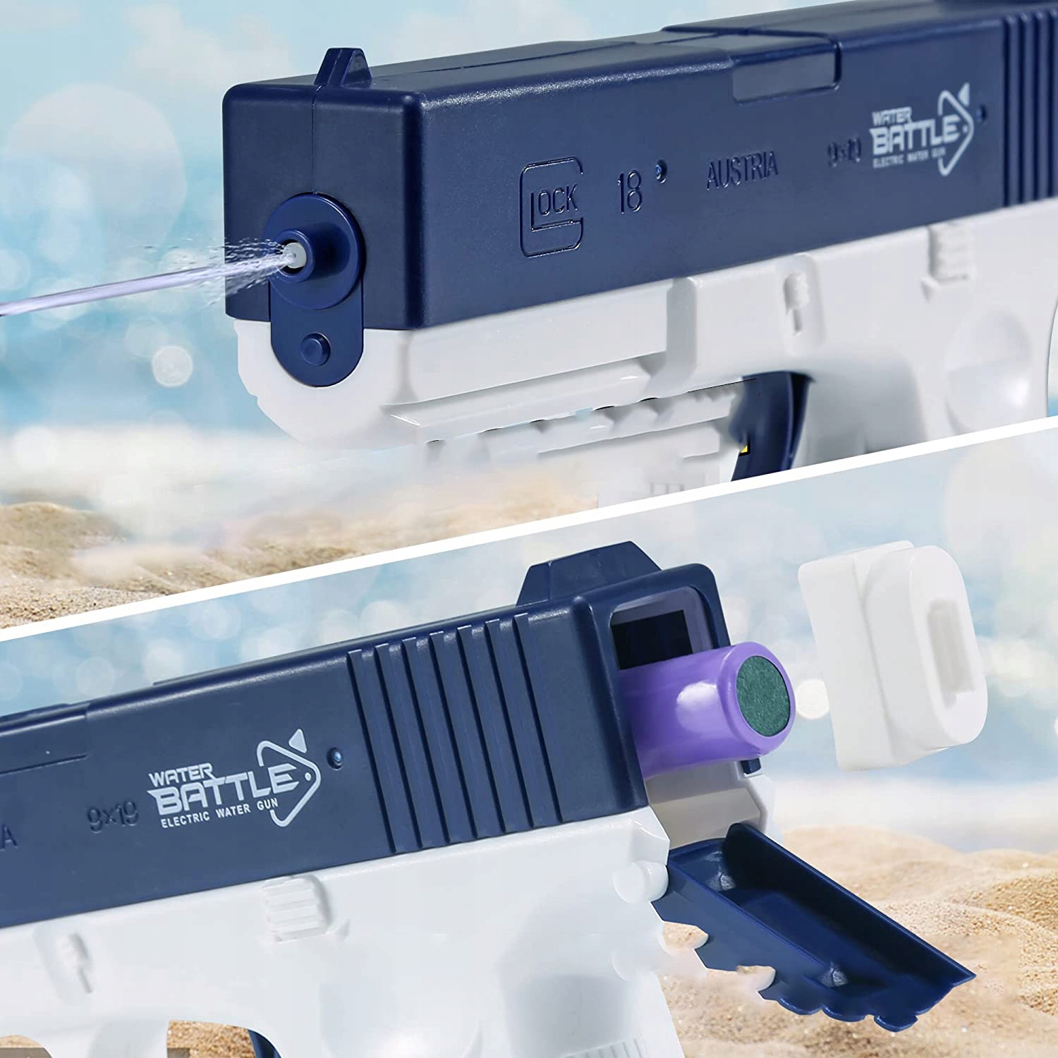 Elektryczny Glock pistolet na wodę Automatyczny dla dzieci