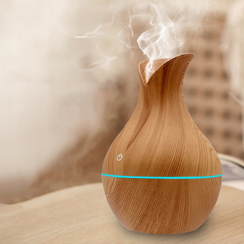 NAWILŻACZ POWIETRZA DYFUZOR ZAPACHOWY + 12x OLEJKI ETERYCZNE AROMATERAPIA