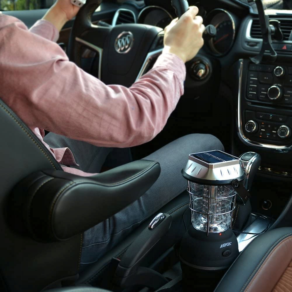 Lampa bateryjna Odoland LED 0 W z możliwością postawienia, z uchwytem