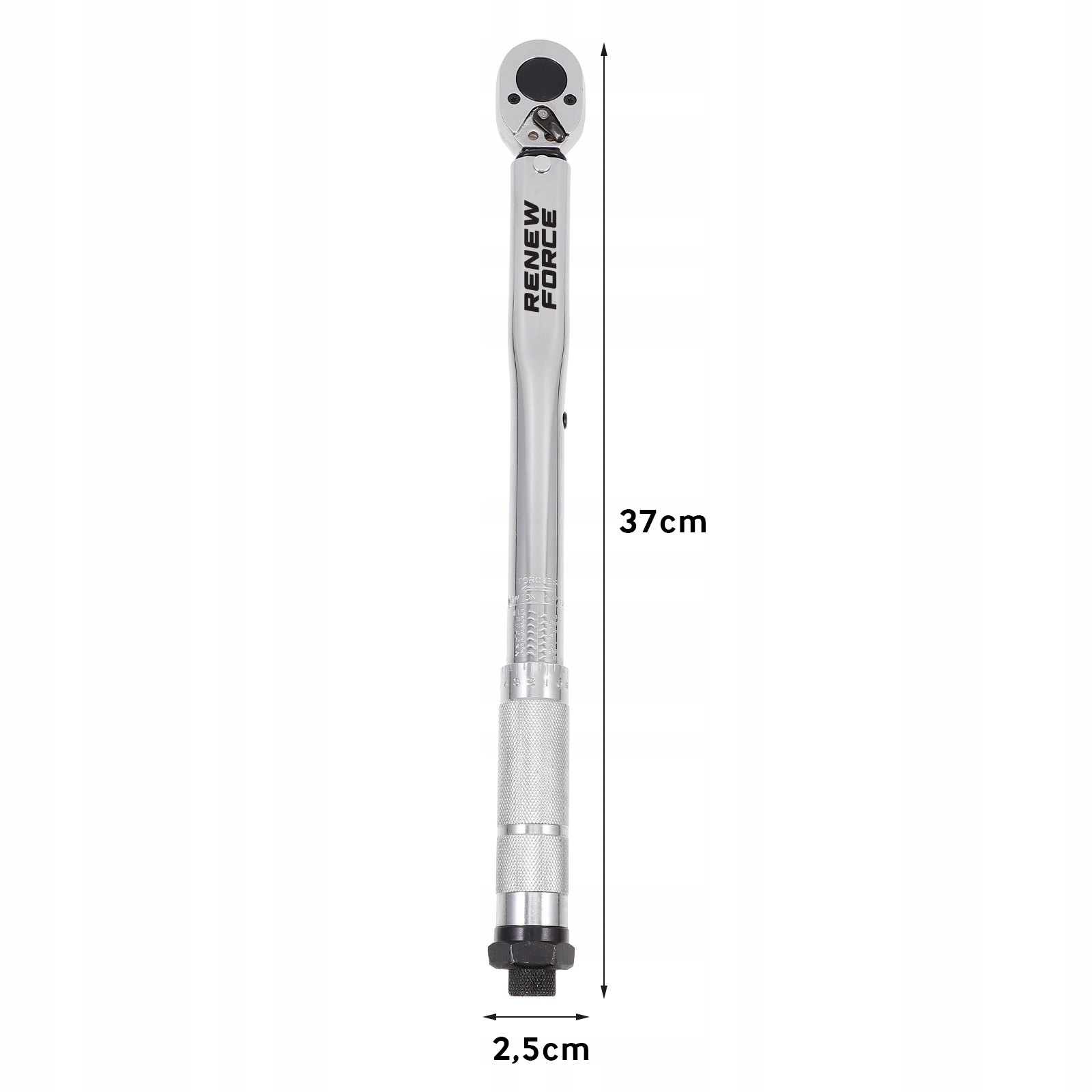 Klucz Dynamometryczny 3/8 7-112nm 370mm z Blokadą Dwukierunkowy z Etui