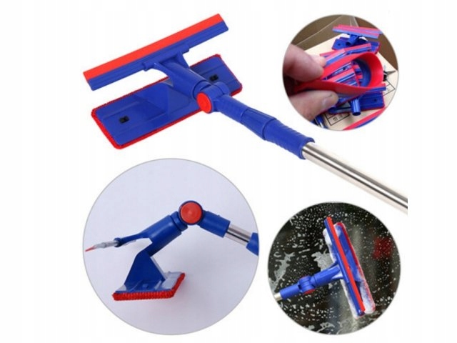 Ściągaczka do szyb i luster z nakładką z mikrowłókna PrzydaSie