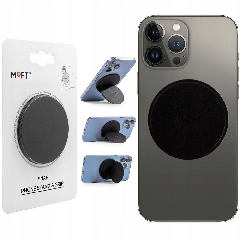 Uchwyt na palce MOFT czarny