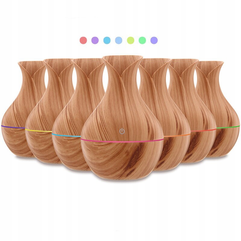 NAWILŻACZ POWIETRZA DYFUZOR ZAPACHOWY + 12x OLEJKI ETERYCZNE AROMATERAPIA