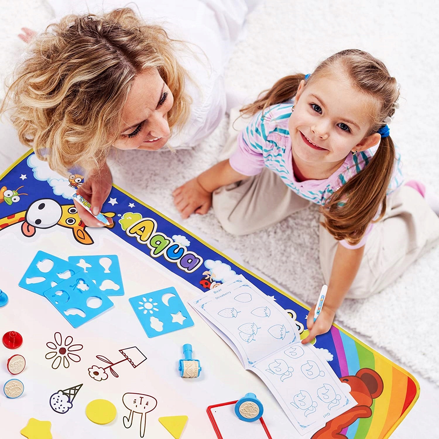 MATA WODNA DO MALOWANIA DUŻY ZESTAW 70003