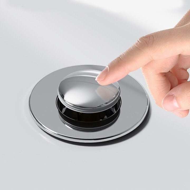 KOREK Z SITKIEM DO ZLEWU ZLEWOZMYWAKA DO KUCHNI UMYWALKI ŁAZIENKOWY SYFON