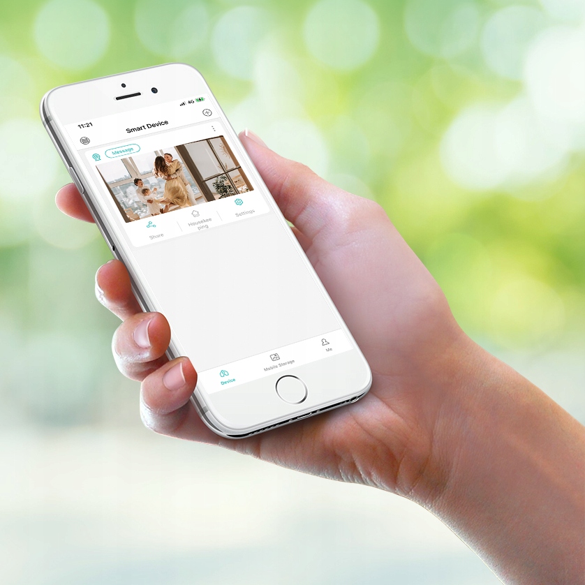 Kamera IP wewnętrzna zewnętrzna ARSA GO CZUJNIK RUCHU LAMPKA APLIKACJA 2MPX