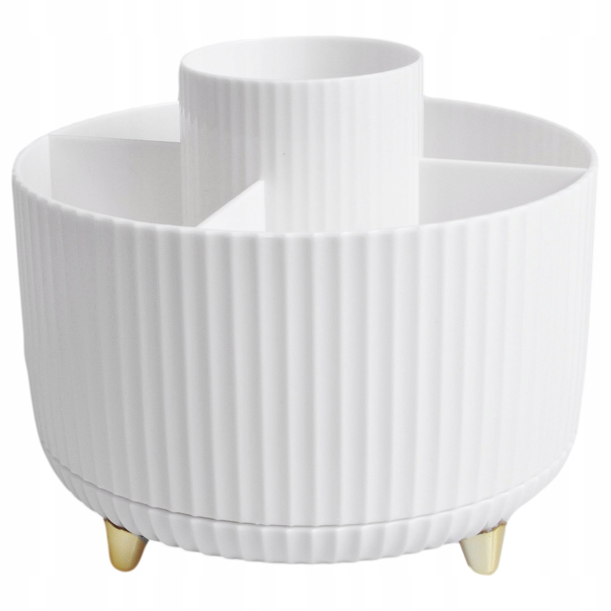 ORGANIZER NA KOSMETYKI OBROTOWY POJEMNIK PĘDZLE STOJAK 360 KOSMETYCZKA