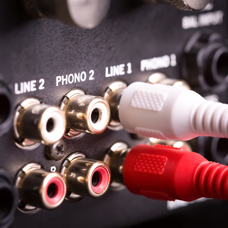 Kabel RETOO 3,5 mm minijack (3,5 mm) - 2x RCA (cinch) 1,5 m