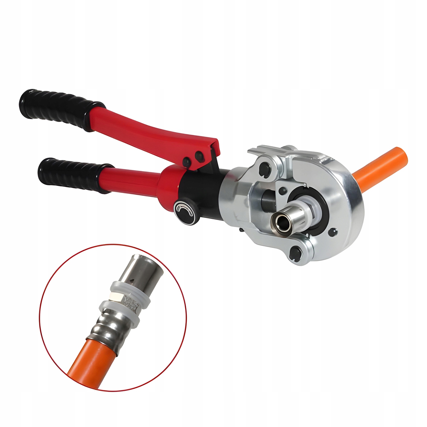 PRASKA ZACISKARKA HYDRAULICZNA RĘCZNA DO RUR PEX 12T MATRYCE PERT U 16 - 32