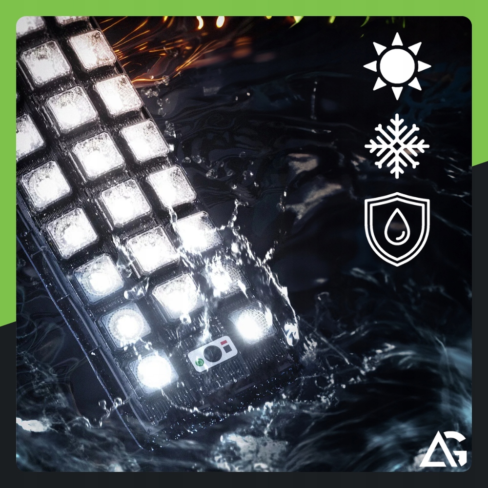 Lampa uliczna ARSA GO 2200 W 4300 lm zasilanie solarne