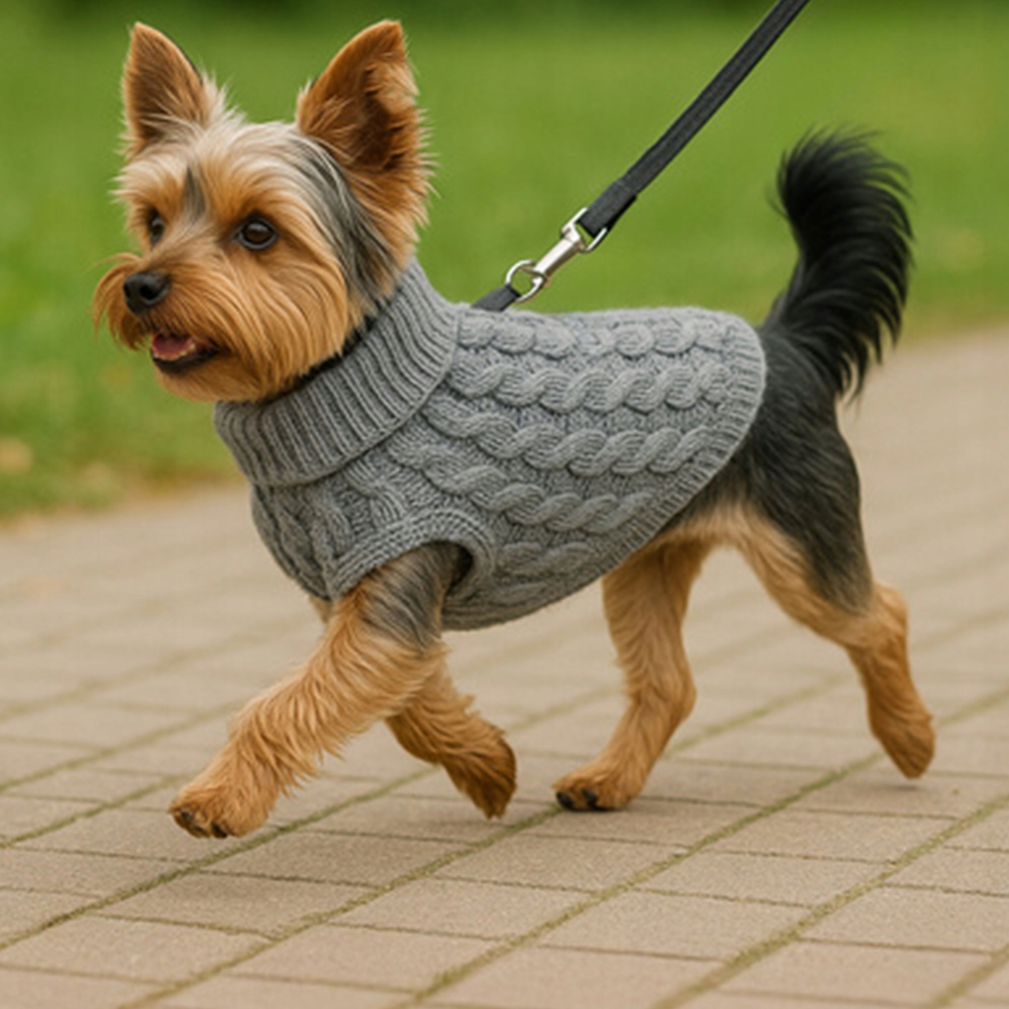 UBRANKO DLA PSA KOTA SWETEREK CIEPŁY ZIMOWY SWETER UBRANIE JESIEŃ ZIMĘ GOLF