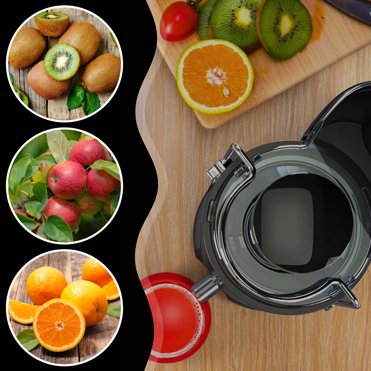 Sokowirówka MEMFLOW WYCISKARKA DUŻY OTWÓR 7CM POJEMNIK 500ML 800 W