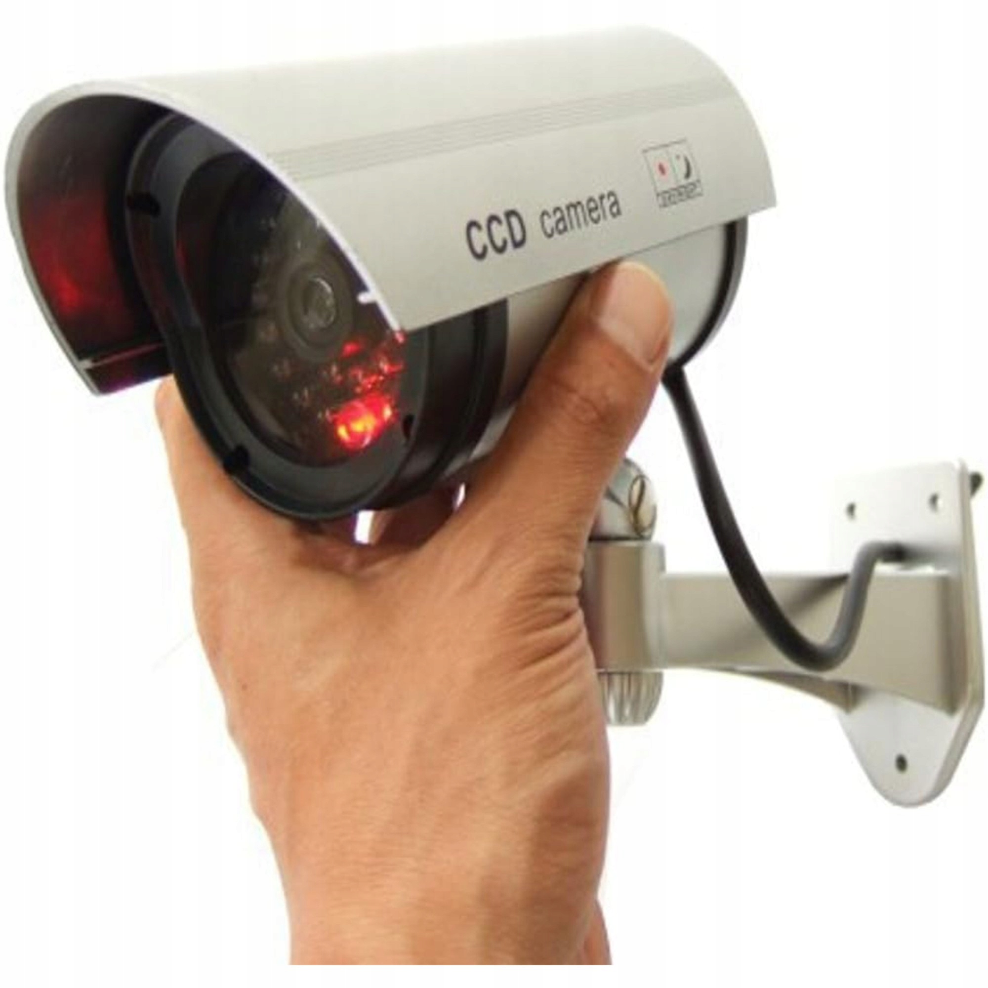 KAMERA ATRAPA IR LED MONITORING KAMERA ZEWNĘTRZNA ŚCIENNA Z DIODĄ MIGAJĄCA