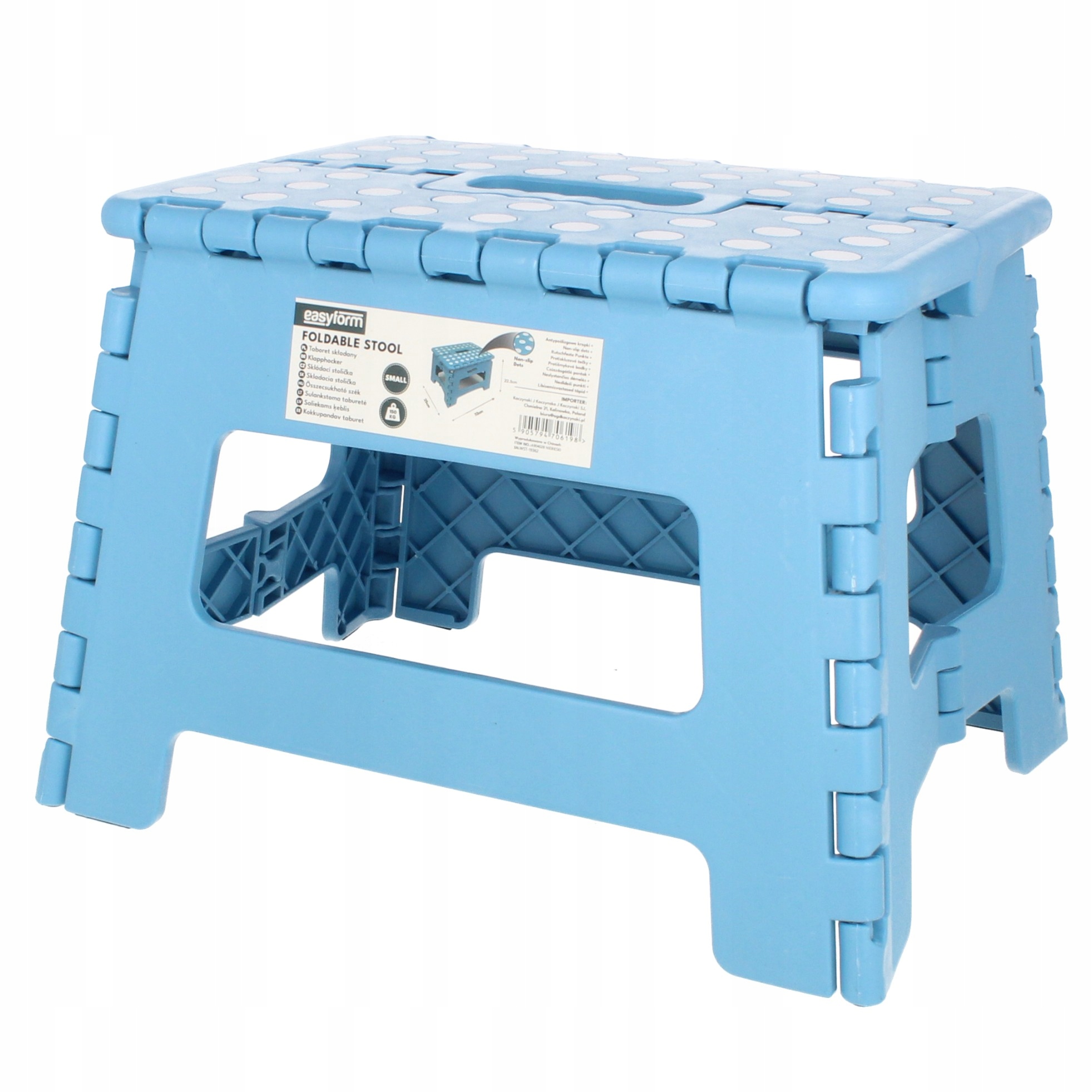 Taboret Easyform niebieski 22,5 cm