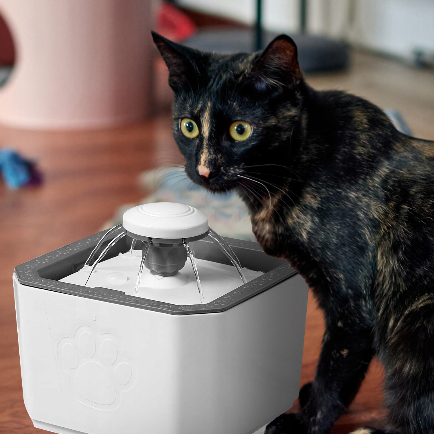 Poidło z fontanną DexXer plastik 2500 ml