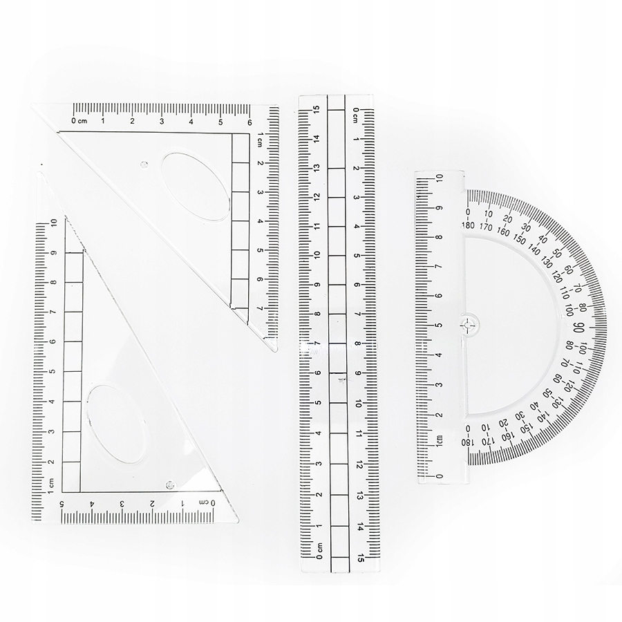 Zestaw geometryczny Colorino 10 elementów