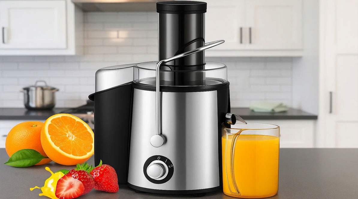 Sokowirówka MEMFLOW WYCISKARKA DUŻY OTWÓR 7CM POJEMNIK 500ML 800 W